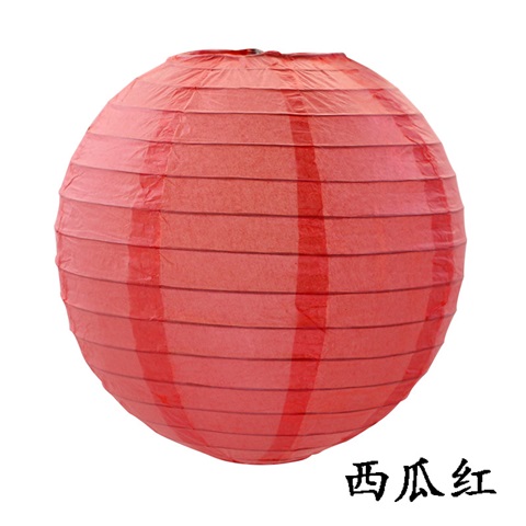 12Pcs New Plain Red Round Paper Lantern Wedding Favor 15cm - Click Image to Close