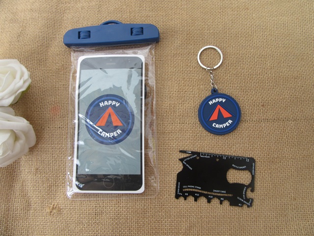 1Set Camper Essential Keychain Multifunction Pocket Gear Mobile - Click Image to Close