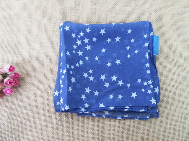 10Pcs Blue Star Bandana Kerchief Scarf Head Wrap 10Pcs Blue Star Bandana Kerchief Scarf Head Wrap
