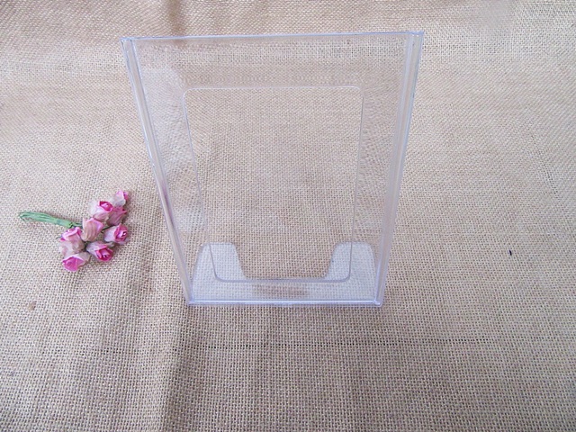 5Pcs Clear L-shape Desk Price/Menu Card Display Holder