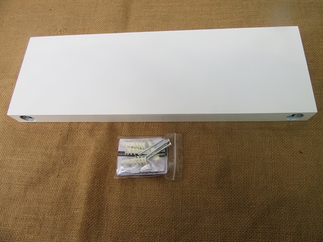 2Pcs Wall Shelf Set DIY Mount Storage Book Display Rack 2Pcs Wall Shelf Set DIY Mount Storage Book Display Rack