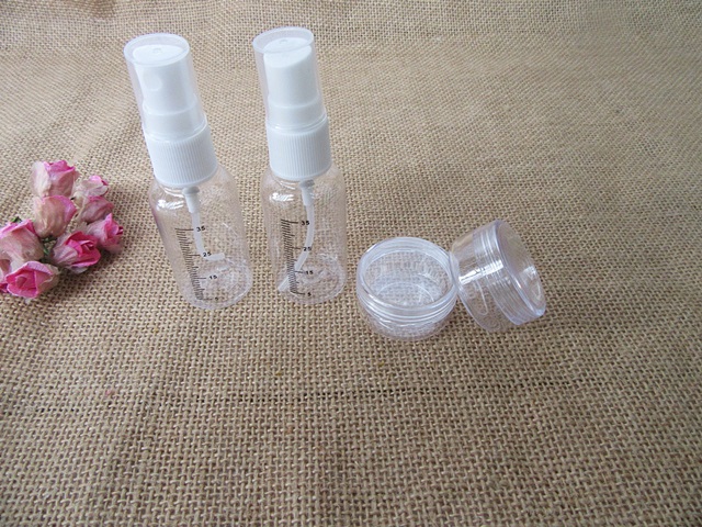 6Packs x 4Pcs Transparent Barber Cosmetic 35ml Spray Bottle 6Packs x 4Pcs Transparent Barber Cosmetic 35ml Spray Bottle