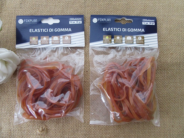 6Packs x 12Pcs Multi-Purpose Various Usage Rubber Band 4mm Wide 6Packs x 12Pcs Multi-Purpose Various Usage Rubber Band 4mm Wide