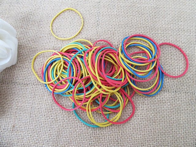 12Packs x 50g Multi-Purpose Various Usage Rubber Bands 2mm Wide - Click Image to Close