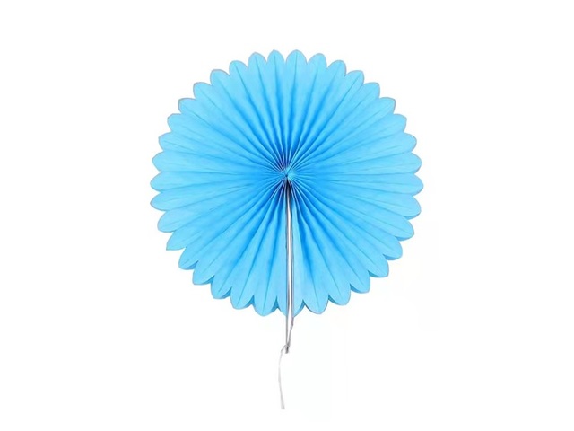 (image for) 12Pcs Tissue Paper Fan Brithday Wedding Party Decorations Mixed