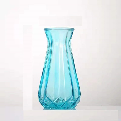 20Pcs Blue Green Glass Table Flower Vases 30cm High - Click Image to Close