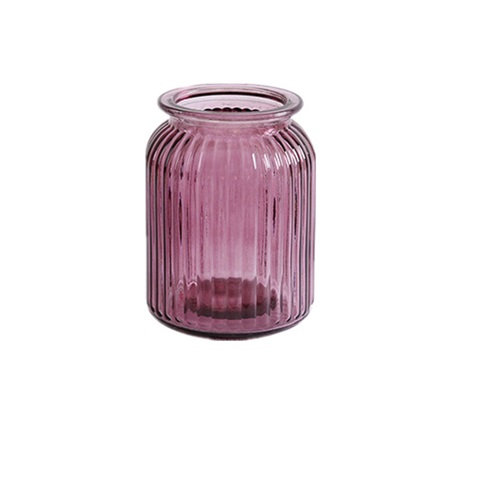 30Pcs Glass Vases Maroon Color Vases Wedding Party Supplies 18cm - Click Image to Close
