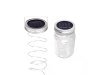 6Pcs Handle Mason Jar Solar Lights Fairy Lights Courtyard Home G 6Pcs Handle Mason Jar Solar Lights Fairy Lights Courtyard Home G