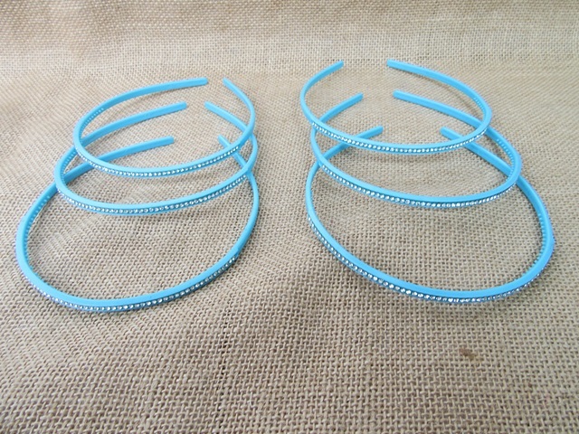 20Pcs New Blue Thin Headbands Hair Band Hair Loop 5mm