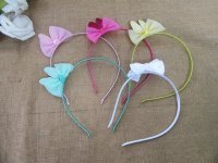 20Pcs Head Piece Bow Tie Headband Hair Band Hair Loop