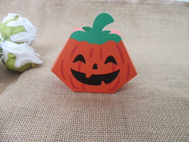 2x12Pcs Pumpkin Snack Box Candy Storage Box Souvenir Gift Hallow 2x12Pcs Pumpkin Snack Box Candy Storage Box Souvenir Gift Hallow