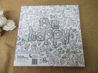 1Pc Positivity Printed Canvas Colour In Canvas Painting Coloring