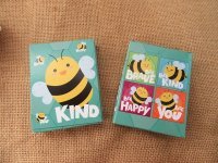 12Pcs Bee Cardboard Jigsaw Puzzle Education Toys