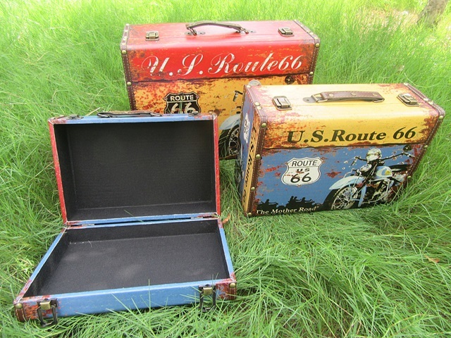 1Set 3in1 Vintage Suitcase Cabinet Organiser - Randomly Design 1Set 3in1 Vintage Suitcase Cabinet Organiser - Randomly Design