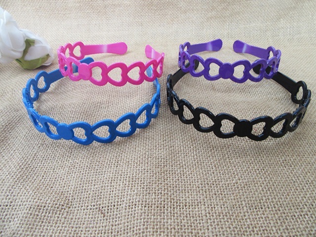 12Pcs Kids Bowknot Headbands Hair Band Hair Hoop 2cm
