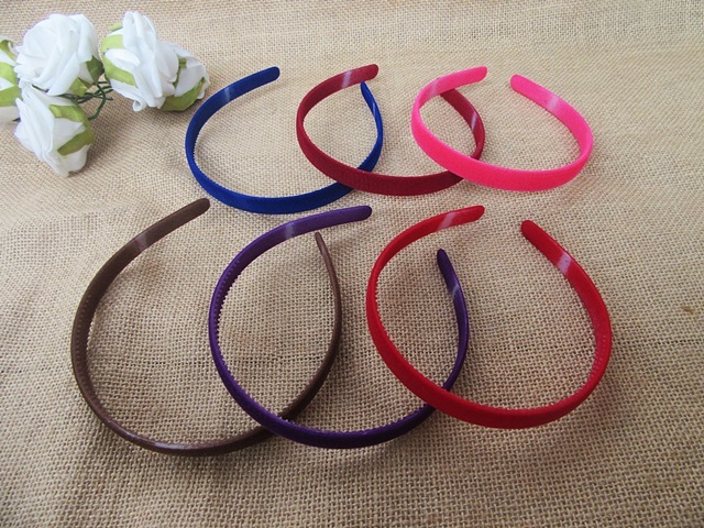 12Pcs New Headbands Hair Band Hair Hoop 1.4cm Mixed Color - Click Image to Close