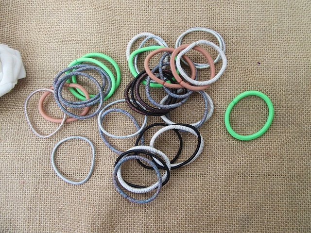 200Pcs Elastic Hair Band Ponytail Holders Hair Tie Wholesale Mix 200Pcs Elastic Hair Band Ponytail Holders Hair Tie Wholesale Mix