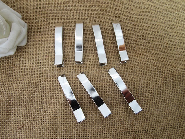 50Pcs New Plain Hair Clip Pin Base DIY Hair Accessory