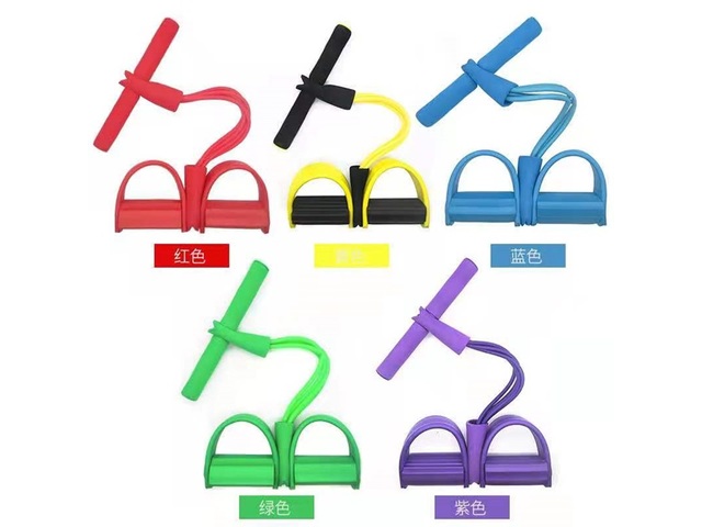 1Pc Yoga Foot Pedal Pull Exerciser Ropes Resistance Bands Mixed 1Pc Yoga Foot Pedal Pull Exerciser Ropes Resistance Bands Mixed
