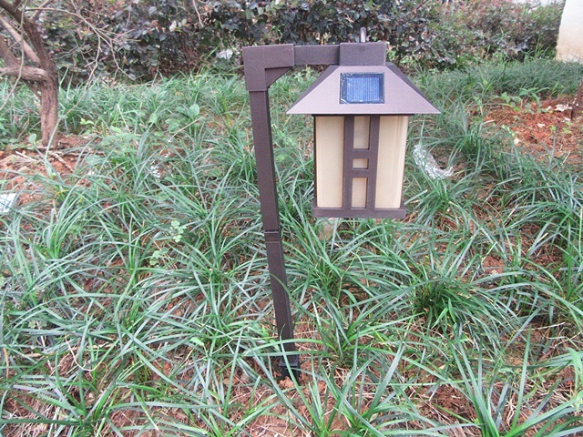 2Sets Vintage House Solar Pathway Light Garden Waterproof Outdoo 2Sets Vintage House Solar Pathway Light Garden Waterproof Outdoo