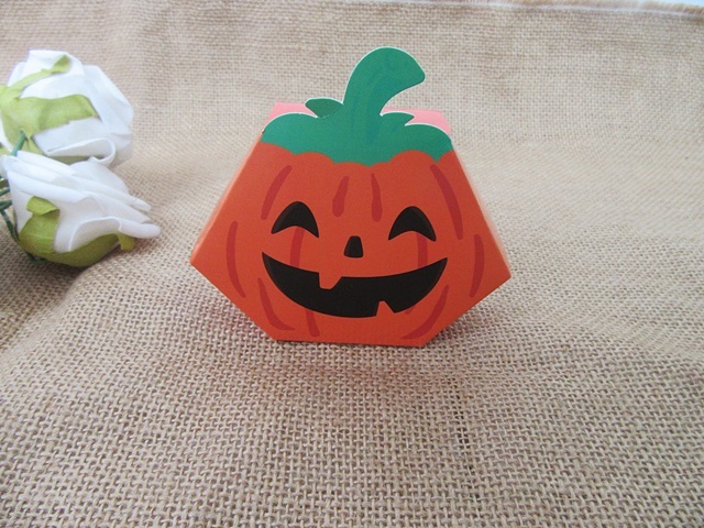 2x12Pcs Pumpkin Snack Box Candy Storage Box Souvenir Gift Hallow - Click Image to Close