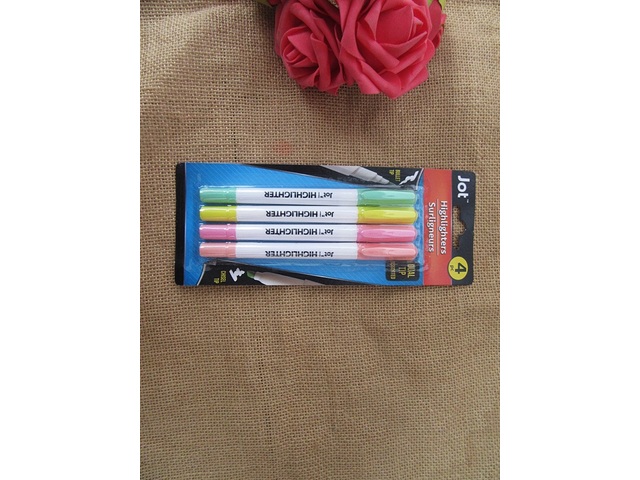 6Sheet x 4Pcs Highlighter Marking Pens Home Office Use 6Sheet x 4Pcs Highlighter Marking Pens Home Office Use