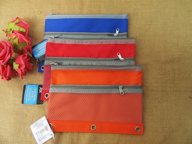 (image for) 6Pcs Zipper Binder Pouch Loose Pouch Pockets Filing Bags Binder 