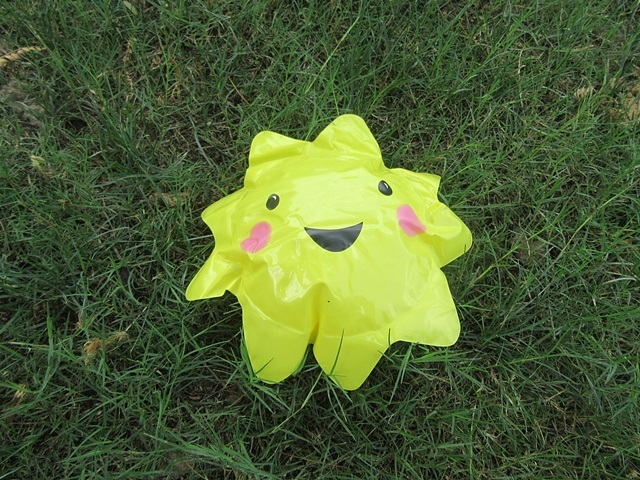 12Pcs Yellow Inflatable MINI You Are My Sunshine Beach Balls