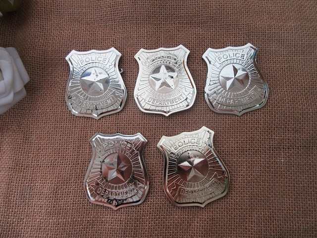 20Pcs Golden Color Toy Badge Police Department Toy Badge Party F 20Pcs Golden Color Toy Badge Police Department Toy Badge Party F