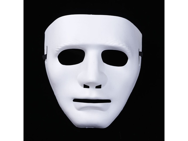 10Pcs White Dress-up Male Face Masks Pretend Play Costume Party 10Pcs White Dress-up Male Face Masks Pretend Play Costume Party