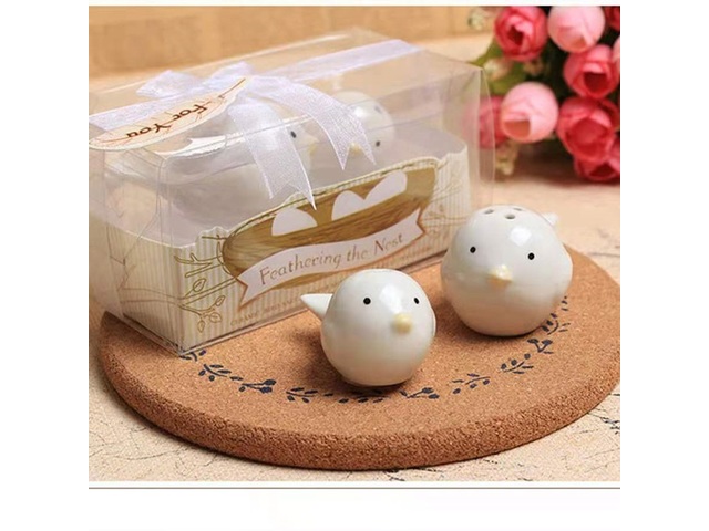 6Sets x 2Pcs Feathering the Nest Salt Pepper Shakers Birds