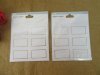 12Packs x 24Pcs White Rectangle Self-Adhesive Labels 12Packs x 24Pcs White Rectangle Self-Adhesive Labels