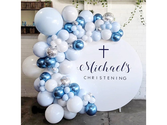 1Set 104Pcs Blue Balloon Garland Arch Kit Wedding Party Baby Sho 1Set 104Pcs Blue Balloon Garland Arch Kit Wedding Party Baby Sho