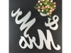 1Set White Large Size Mr & Mrs Wedding Sign Decoration