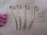 10Pcs Golden Dragon Design Carved Hook Metal Bookmarks
