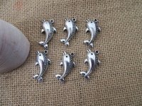 100Pcs New Dolphin Beads Charms Pendants Jewellery Findings