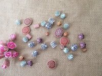 250g Tribal Pattern Beads Acrylic Bead Boho DIY Craft Mixed 250g Tribal Pattern Beads Acrylic Bead Boho DIY Craft Mixed