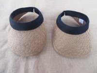 4Pcs New Natural Color Sun Visor Cap Hat
