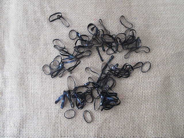 1000Pcs Black Elastic Rubber Band Ponytail Holder Hair Ties Rope 1000Pcs Black Elastic Rubber Band Ponytail Holder Hair Ties Rope