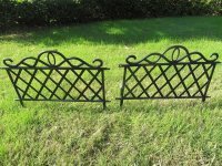 6Pcs Decorative Garden Fence Edging Plant Flower Border Pathway