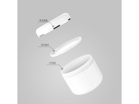 10Pcs Cosmetic Cream Makeup Bottle Storage Container 250g- White 10Pcs Cosmetic Cream Makeup Bottle Storage Container 250g- White