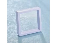 10Pcs Clear White Jewellery Boxes Multi-Purpose Gift Boxes 7x7cm