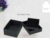 12Pcs Black Kraft Ring Necklace Earring Jewelry Boxes Gift Box