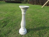 1X White Pillar Candle Stick Holder Hall Way Party Wedding Home 1X White Pillar Candle Stick Holder Hall Way Party Wedding Home