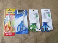 10Pcs Kid's Scissors Craft Office Home Usage Scissors Assorted 10Pcs Kid's Scissors Craft Office Home Usage Scissors Assorted