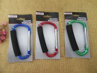6Pcs Mega Heavy Duty Aluminium Carabiner Key Holder Chain