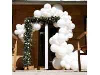 100Pcs White Natural Latex Balloons Party Supplies Favor 12cm