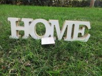 1Pc Free Standing HOME Sign Desktop Home Wedding Decoration