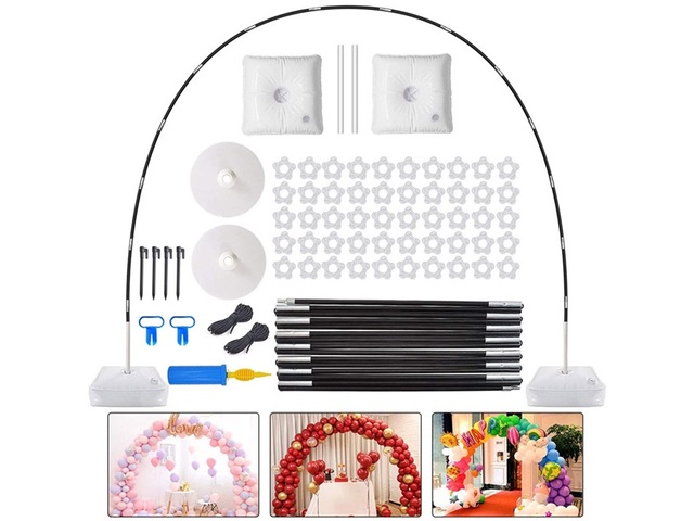 1Set Easy Install Ground Balloon Arch Garland Kit Wedding Party 1Set Easy Install Ground Balloon Arch Garland Kit Wedding Party