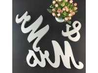 1Set White Large Size Mr & Mrs Wedding Sign Decoration 1Set White Large Size Mr & Mrs Wedding Sign Decoration